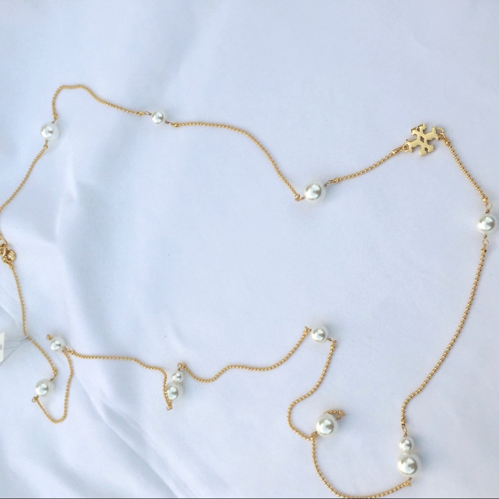 NWOT Tory Burch pearl necklace - Picture 3 of 8